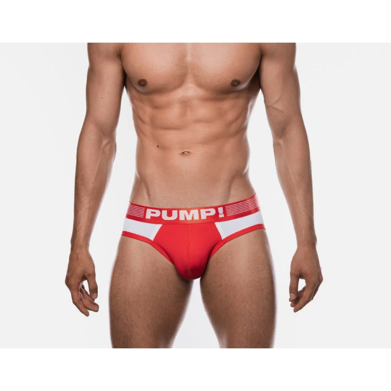 Load image into Gallery viewer, PUMP Ribbed Brief Red
