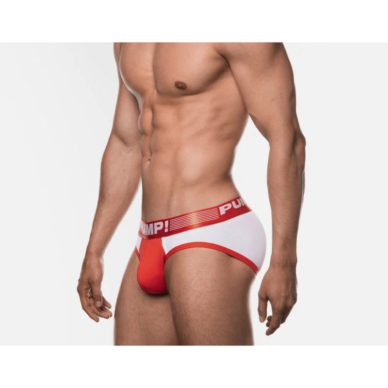 Load image into Gallery viewer, PUMP Ribbed Brief Red
