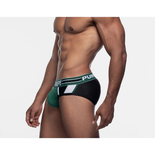 PUMP Boost Brief Green Black