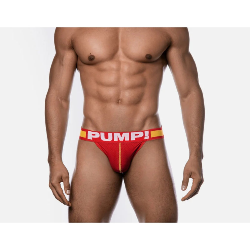 Load image into Gallery viewer, PUMP Flash Jock Strap Red Yellow
