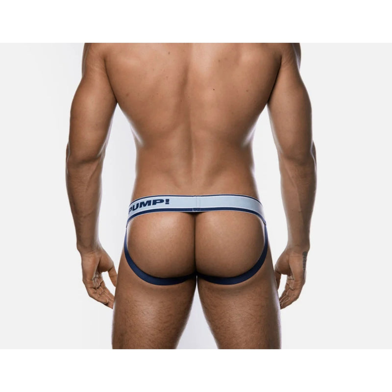 Load image into Gallery viewer, PUMP Blue Steel Jock Strap Blue Navy
