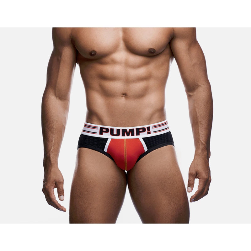 Load image into Gallery viewer, PUMP Circuit Jock Strap Red Black
