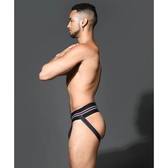 Andrew Christian FUKR Stash Pocket Jock Strap Black