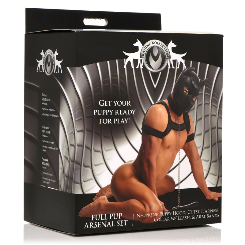 Load image into Gallery viewer, Master Series Full Pup Arsenal Neoprene Play Set Black
