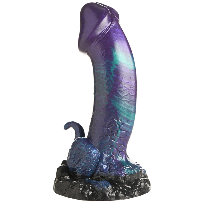 Creature Cocks Dino Dick Dinosaur Silicone Dildo Blue Purple