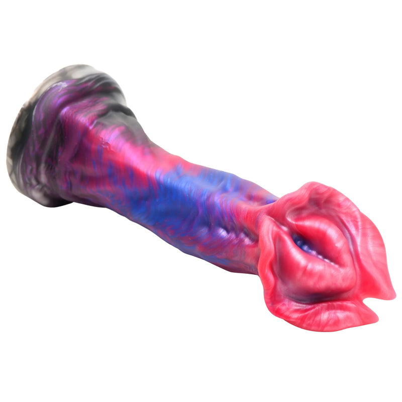 Load image into Gallery viewer, Creature Cocks Demogorgon Silicone Dildo Red Blue
