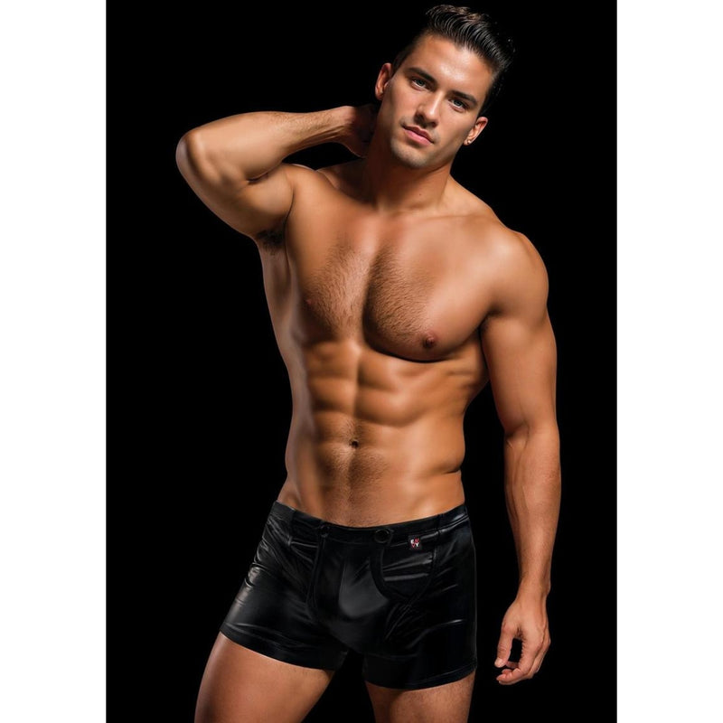 Load image into Gallery viewer, Envy Snap Down Boxer Brief Black
