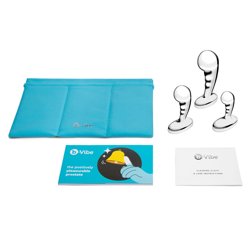 Load image into Gallery viewer, b-Vibe Stainless Steel P-Spot Training Set
