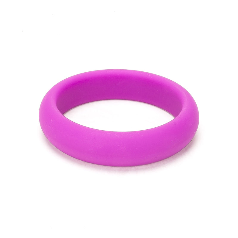 Load image into Gallery viewer, Me You Us Silicone Cock Ring Purple 50mm
