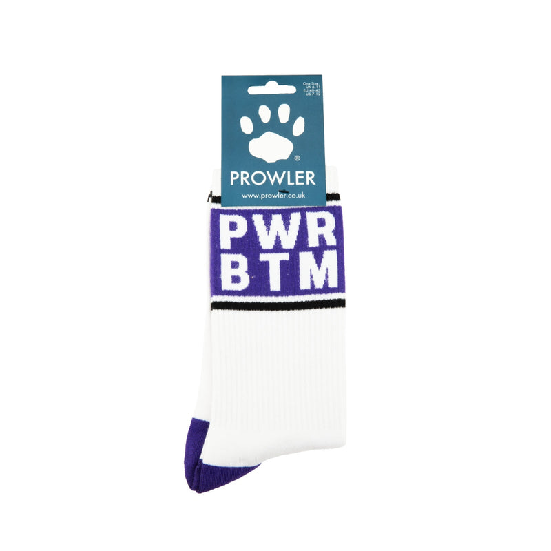 Load image into Gallery viewer, Prowler PWR BTM Socks White Purple
