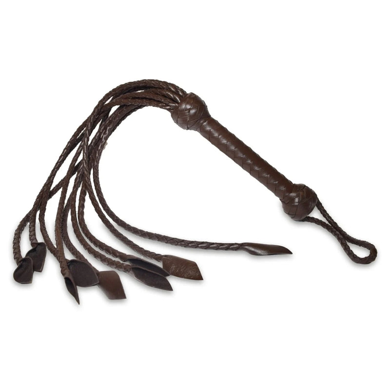 Load image into Gallery viewer, Prowler RED Brown Leather Flogger
