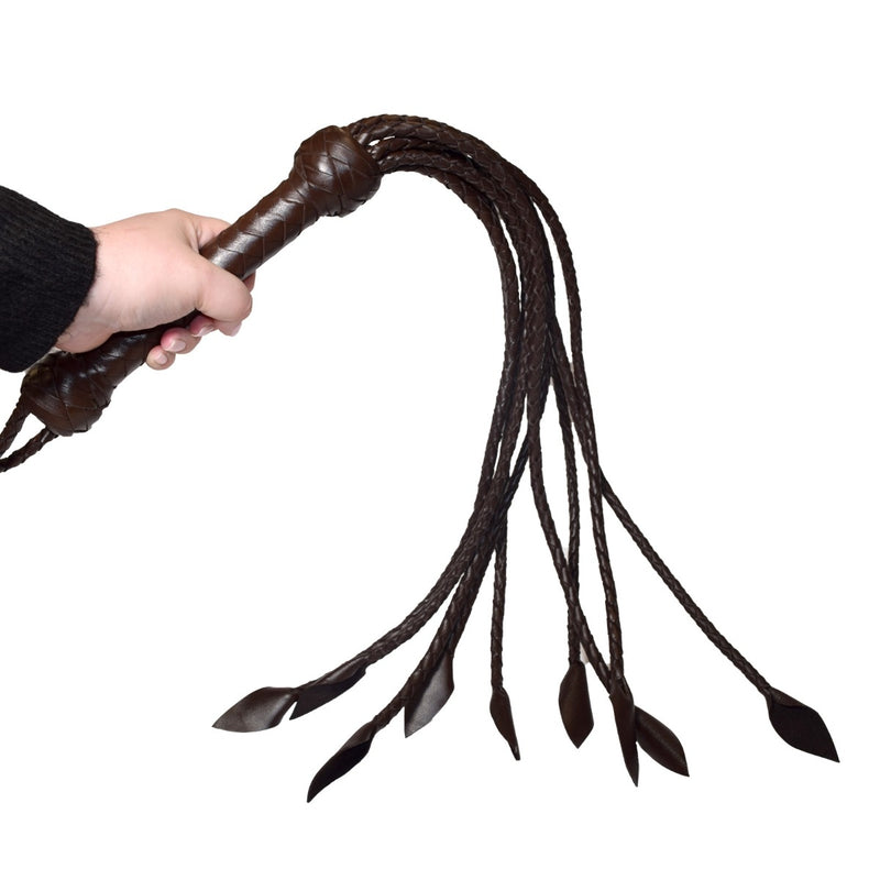 Load image into Gallery viewer, Prowler RED Brown Leather Flogger
