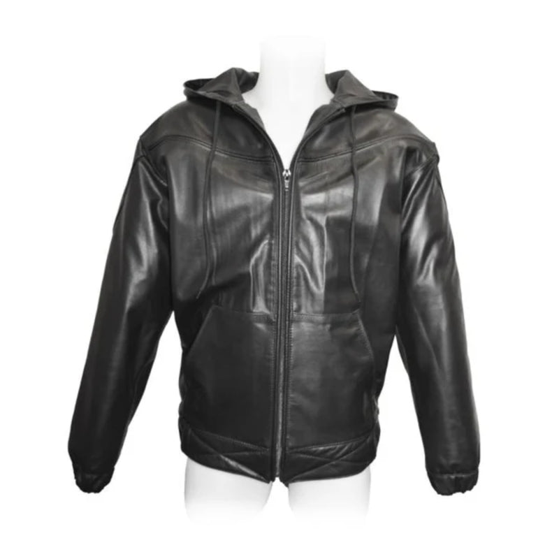 Load image into Gallery viewer, Prowler RED V Sports Leather Jacket Black
