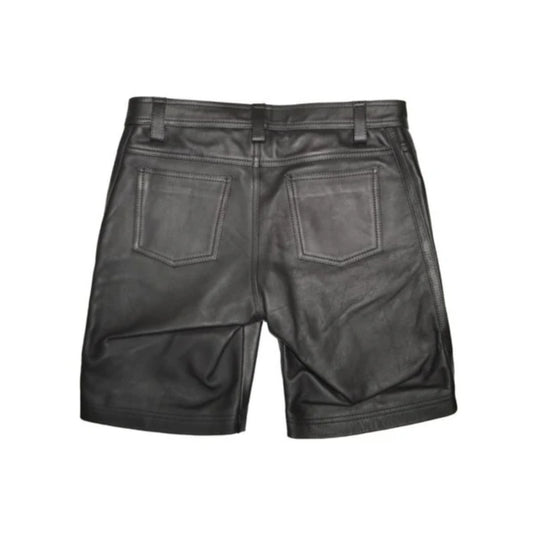 Prowler RED Leather Black Stripe Shorts Black