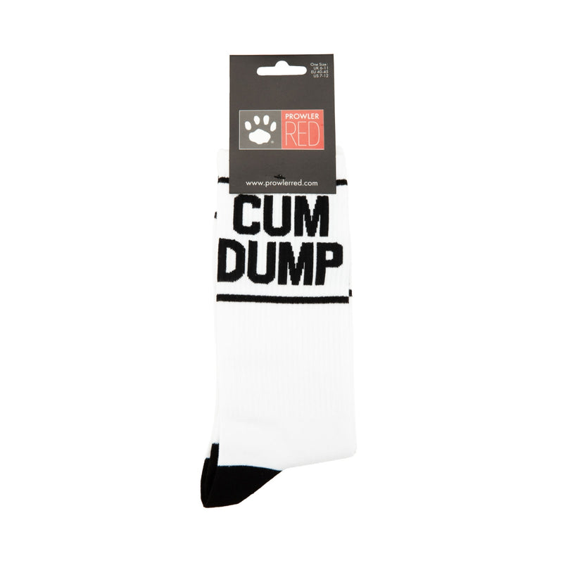 Load image into Gallery viewer, Prowler RED Cum Dump Ankle Socks White Black
