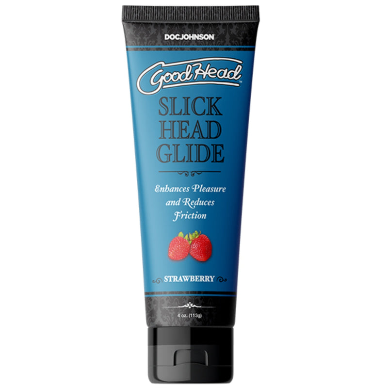 Load image into Gallery viewer, GoodHead Slick Head Glide Water Based Lube Strawberry 4oz
