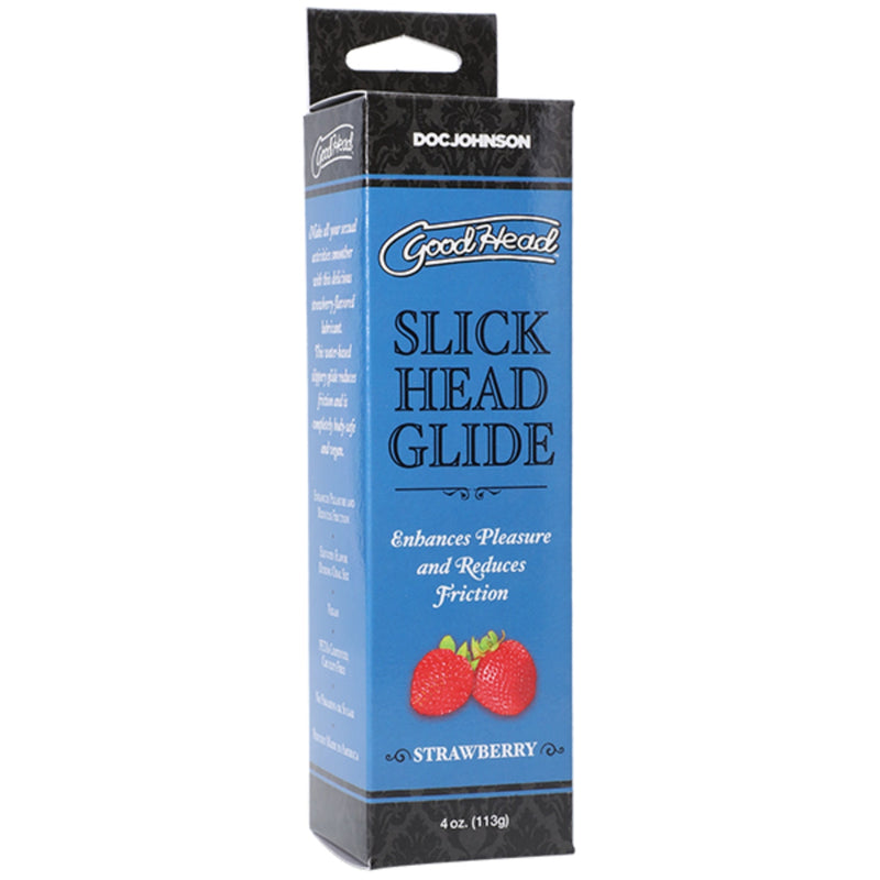 Load image into Gallery viewer, GoodHead Slick Head Glide Water Based Lube Strawberry 4oz
