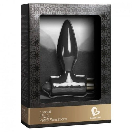 Rocks Off Petite Sensations Vibrating Butt Plug Black