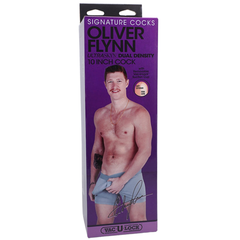 Load image into Gallery viewer, Signature Cocks Oliver Flynn Ultraskyn Vac-U-Lock Dildo Pink 10 Inch
