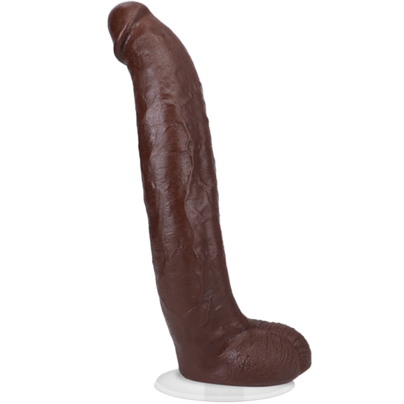 Load image into Gallery viewer, Signature Cocks Brickzilla Ultraskyn Vac-U-Lock Dildo Brown 13 Inch
