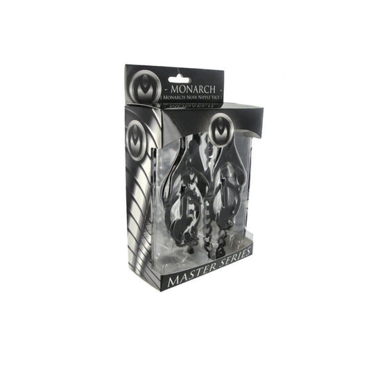 Master Series Monarch Noir Nipple Vice Clamps Black