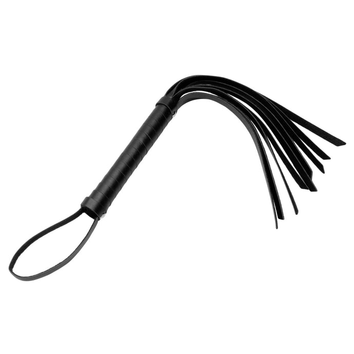 Strict Leather Cat Tails Vegan Leather Hand Whip Black