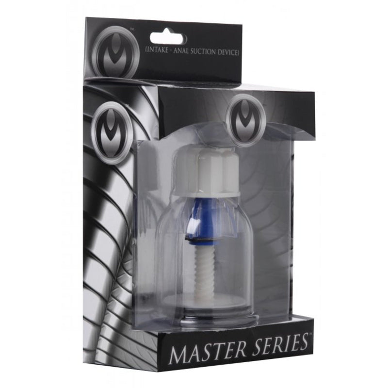 Load image into Gallery viewer, Master Series Intake Anal Suction Device White Clear
