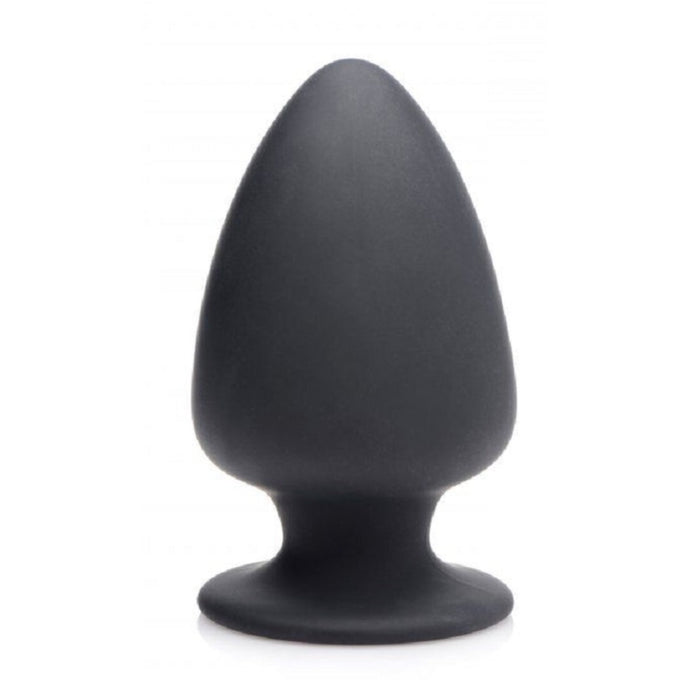 Squeeze-It Squeezable Silicone Butt Plug Black Medium