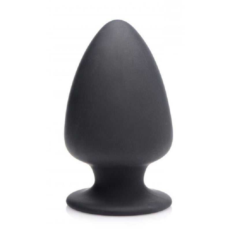 Load image into Gallery viewer, Squeeze-It Squeezable Silicone Butt Plug Black Medium
