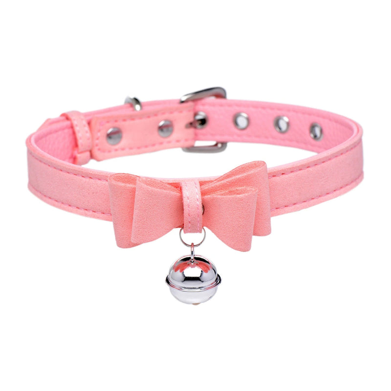 Load image into Gallery viewer, Master Series Sugar Kitty Cat Bell Collar Pink Silver
