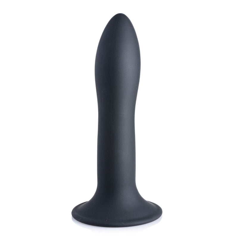 Load image into Gallery viewer, Squeeze-It Squeezable Slender Dildo Black 5.3 Inch
