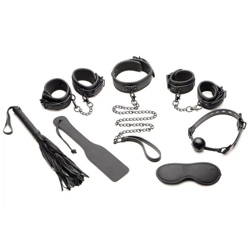 Load image into Gallery viewer, Master Series Master Of Kink 10 Piece Deluxe Bondage Set Black
