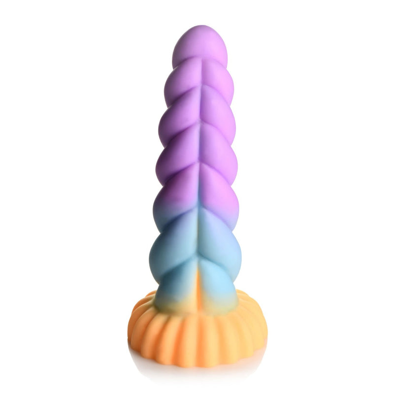 Load image into Gallery viewer, Creature Cocks Mystique Silicone Unicorn Dildo Purple Blue Orange - Simply Pleasure
