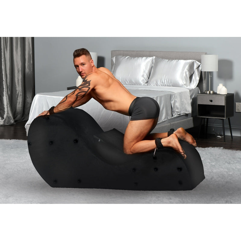 Load image into Gallery viewer, Bedroom Bliss Bondage Love Couch Black - Simply Pleasure
