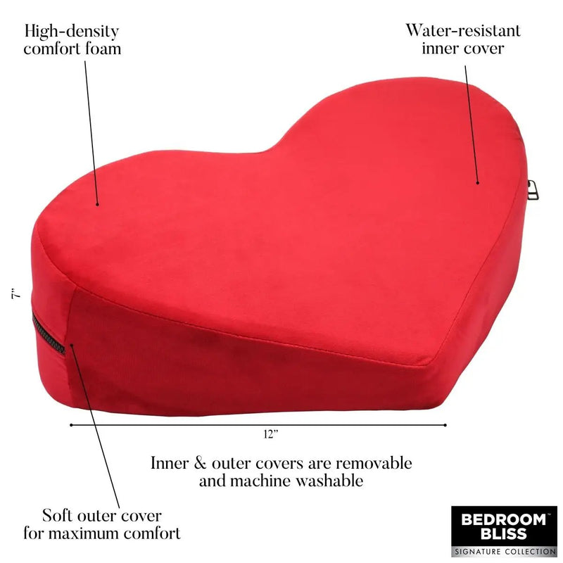 Load image into Gallery viewer, Bedroom Bliss Love Pillow Red - Simply Pleasure
