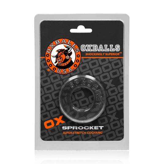 Oxballs Sprocket Cock Ring Clear