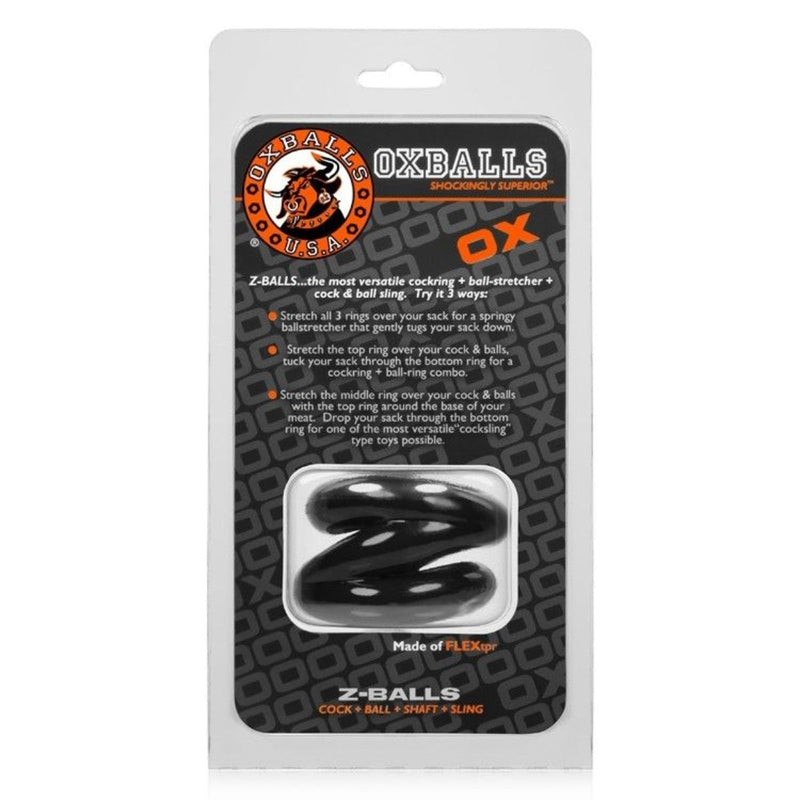 Load image into Gallery viewer, Oxballs Z Balls Ball Stretcher Black
