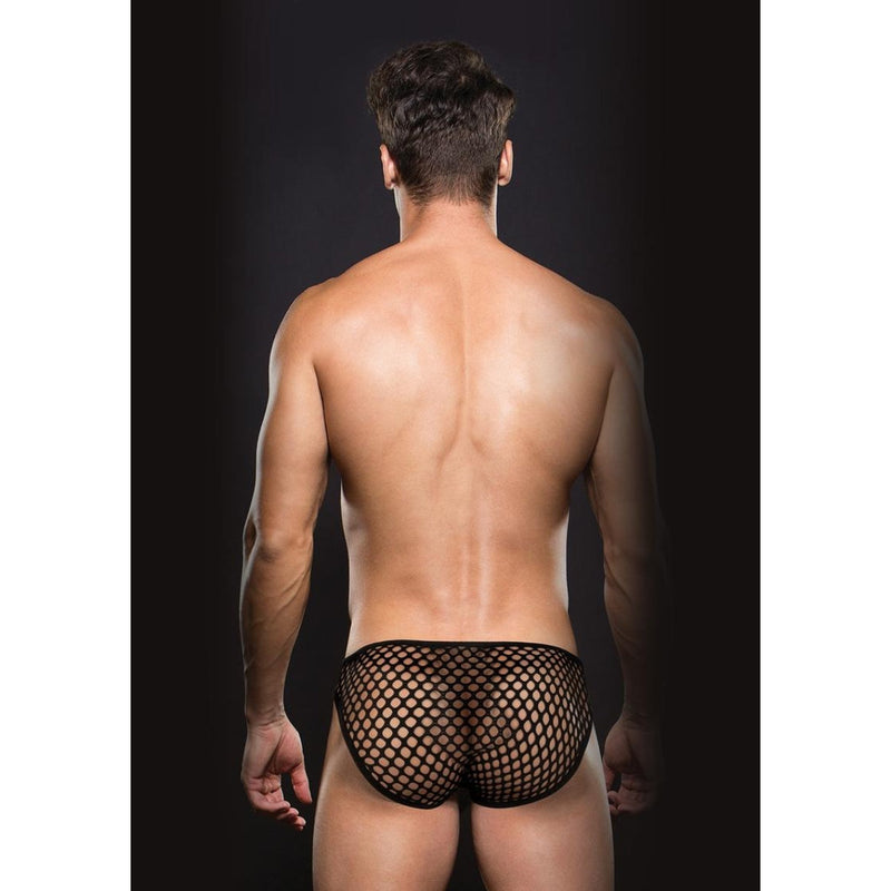 Load image into Gallery viewer, Envy Modern Fishnet Bikini Black
