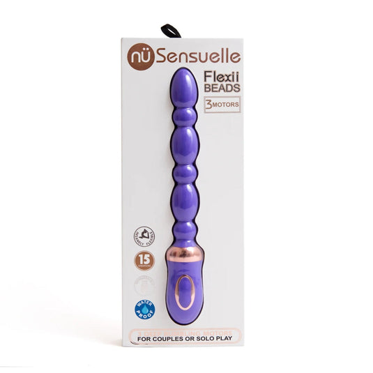 Nu Sensuelle Flexii Anal Beads Ultra Violet