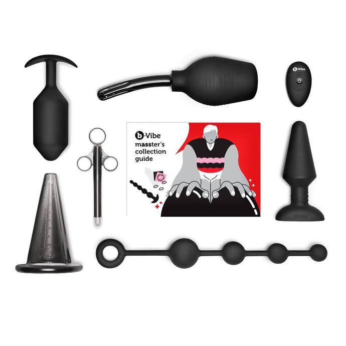 b-Vibe Anal Education Set - MASSter's Degree Edition Black - Simply Pleasure