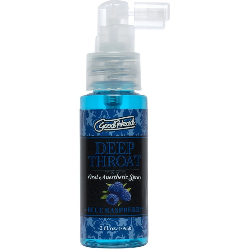 Load image into Gallery viewer, GoodHead Deep Throat Oral Anesthetic Spray Blue Raspberry 2oz
