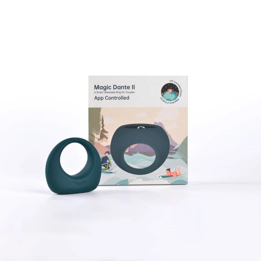 Magic Motion Dante II Smart App Controlled Cock Ring Green