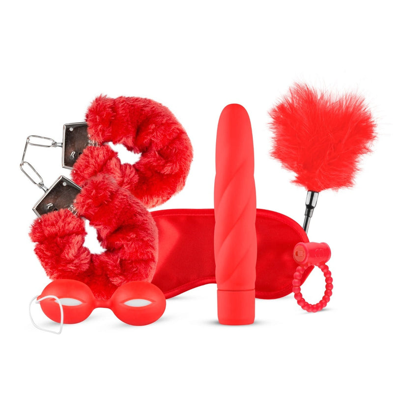 Load image into Gallery viewer, Loveboxxx I Love Red Bondage Sex Toy Gift Set Red
