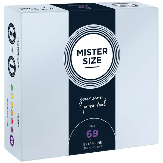 Mister Size Pure Feel Condoms Size 69mm 36 Pack