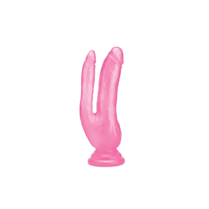 Me You Us Ultra Cock Jelly Double Penetrator Dildo Pink 8 Inch