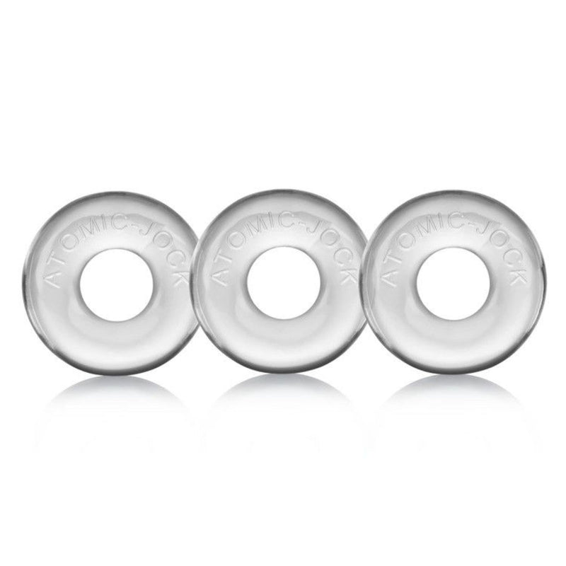 Load image into Gallery viewer, Oxballs Ringer Cock Ring 3 Pack Clear
