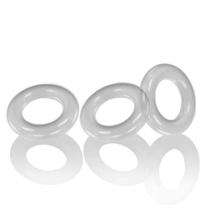 Load image into Gallery viewer, Oxballs Willy Rings Cock Ring 3 Pack Clear
