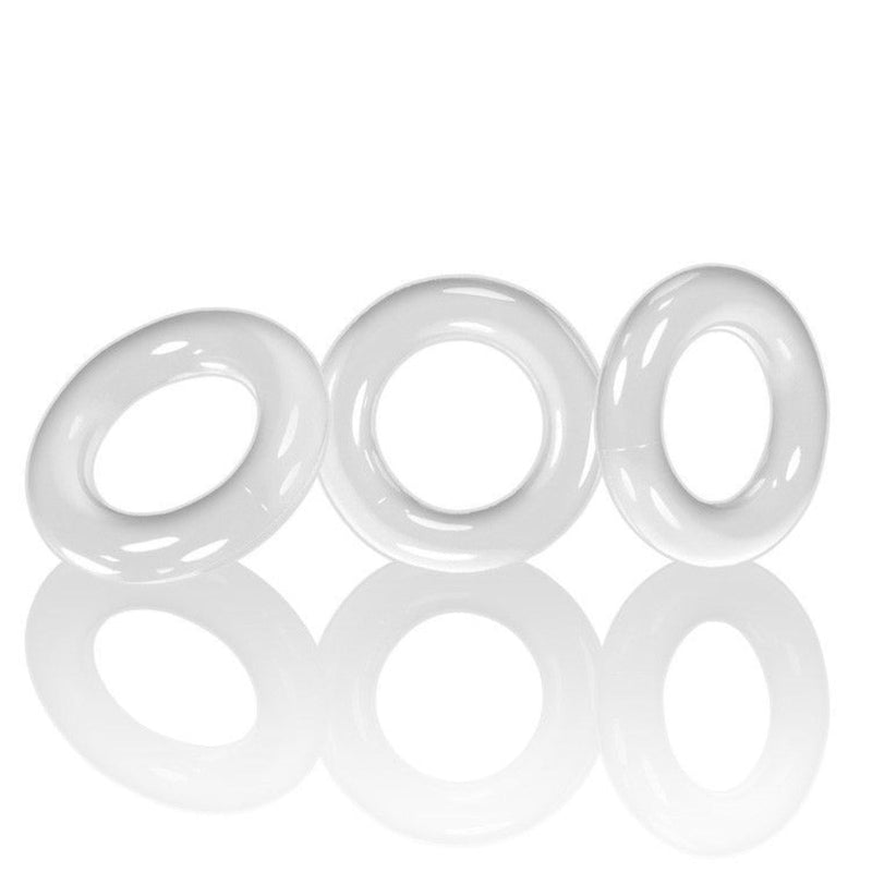 Load image into Gallery viewer, Oxballs Willy Rings Cock Ring 3 Pack White
