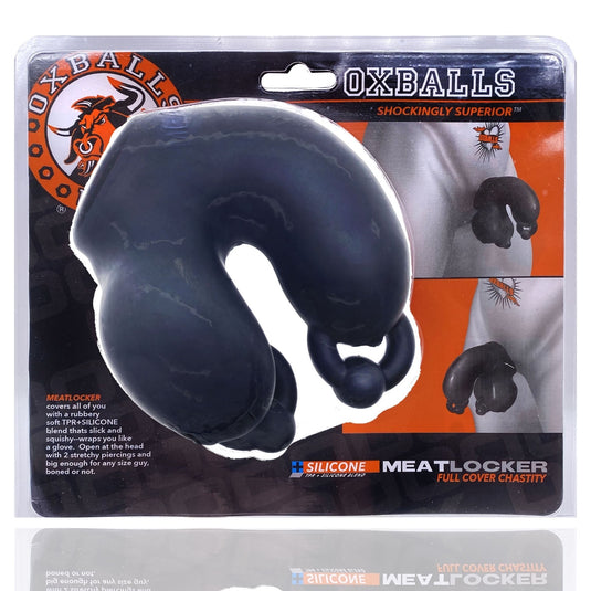 Oxballs Meatlocker Chastity Cage Black