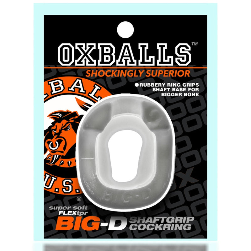 Load image into Gallery viewer, Oxballs Big D Shaft Grip Cock Ring White
